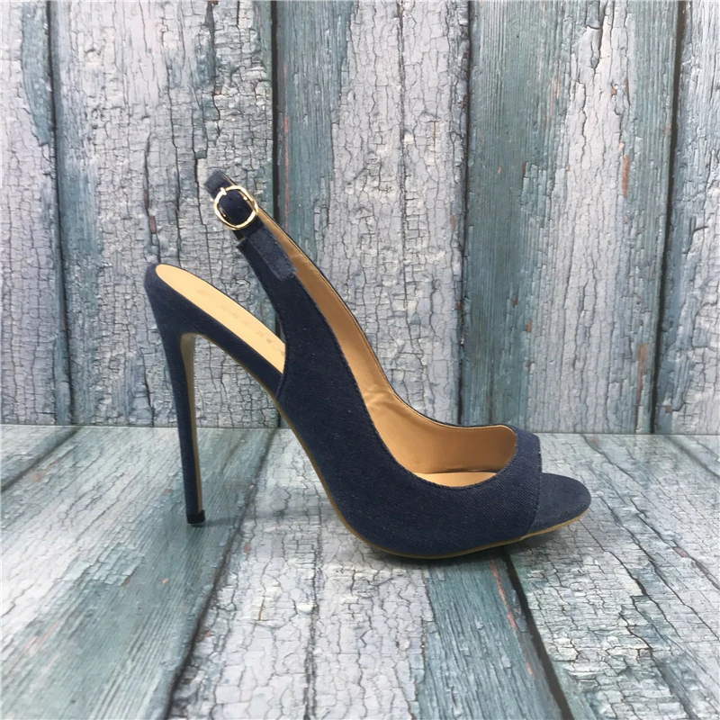 

Kmeioo US 5-15 Women Shoes Sexy Leopard Pumps Peep Toe High Heels Slip-on Slingback Stiletto Party Wedding Evening Shoes