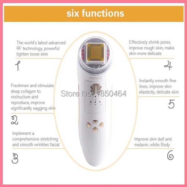 Портативный лица Уход за кожей дробные РФ матричный Термальность подъема