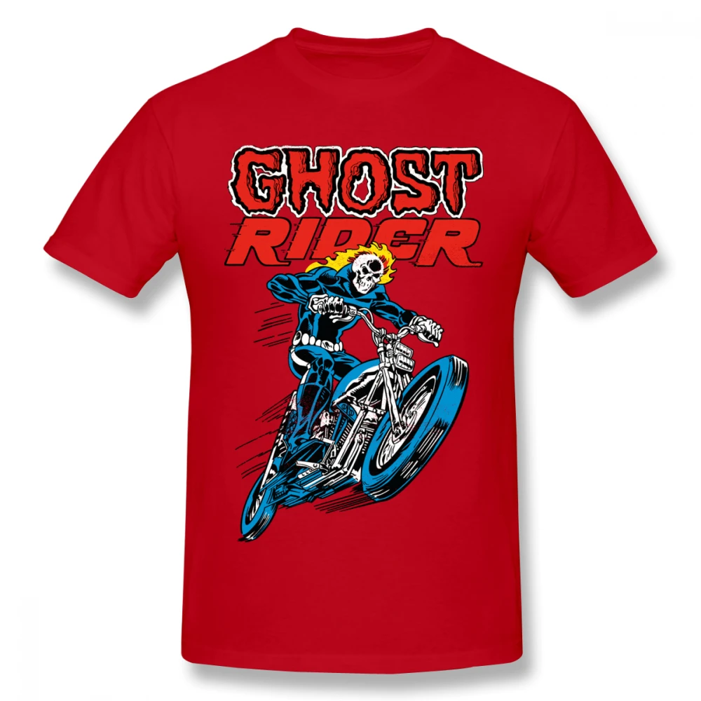 Ghost Rider футболка для мужчин плюс размер 5XL группа тройник | Мужская одежда