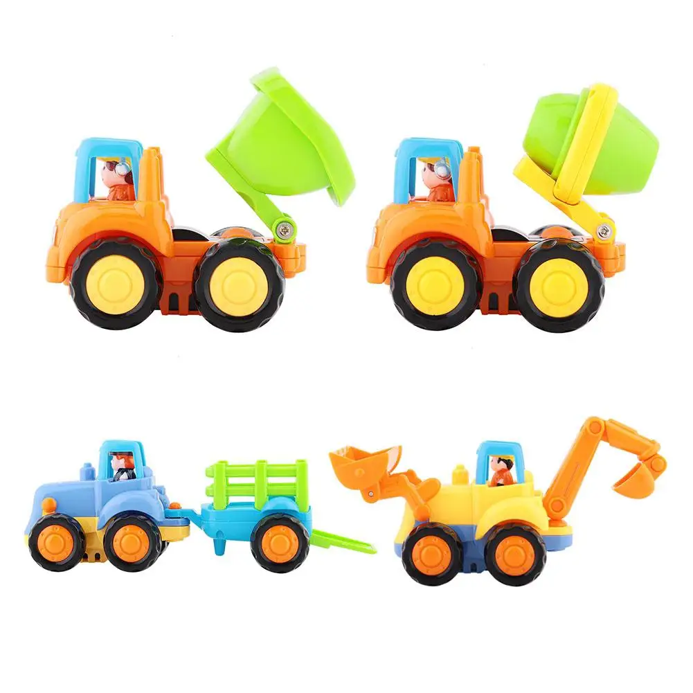 Мини игрушка модель автомобиля милый мультяшный узор грузовика подарок для