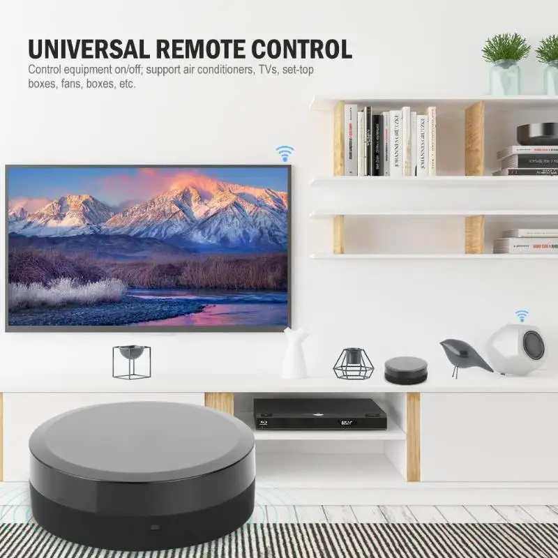 Универсальный wifi ИК инфракрасный RF смарт-пульт дистанционного управления с поддержкой кондиционера ТВ-приставка вентилятор телеприставка дропшиппинг