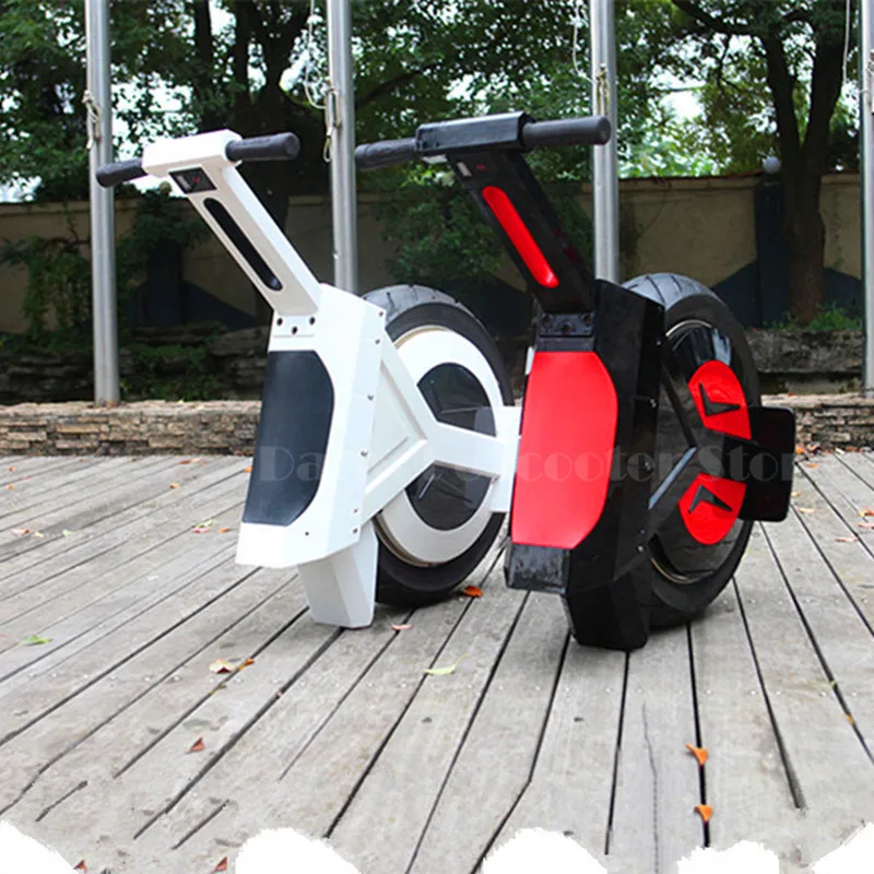 Monowheel Electric Unicycle 17'' Self Balancing Scooter Motor 500W 60V One Wheel Bluetooth Speaker Electric Motorcycle Adult