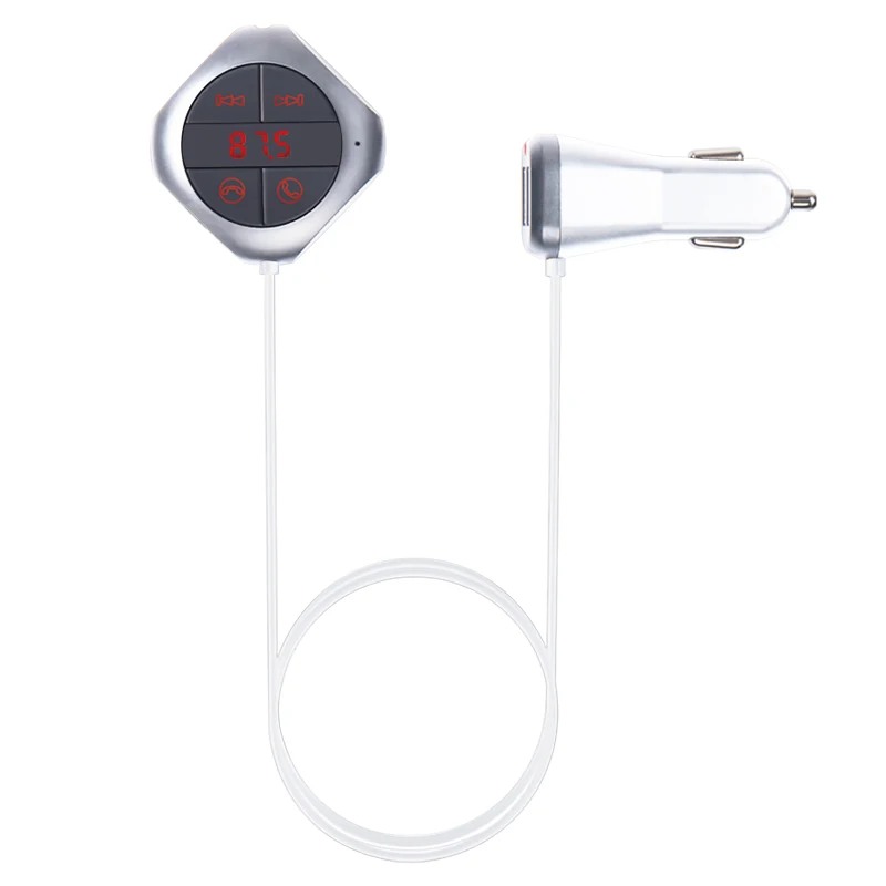 Jinserta автомобиль Bluetooth FM передатчик автомобильный комплект громкой связи MP3