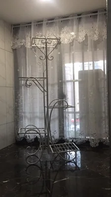 Красивая вуаль половина занавеска кофейная занавеска для кухни Короткая занавеска небольшая занавеска для домашний декор для окна