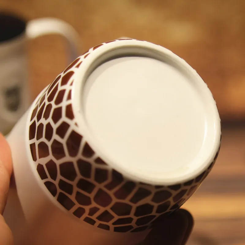 Мода 320 мл керамическая кружка персональный животный дизайн молока кружки с