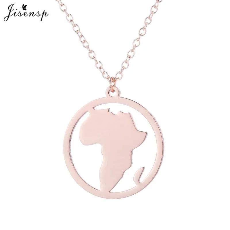 necklace rose gold Jisensp ожерелье из нержавеющей стали с филогенным деревом женское Дерево жизни подвеска в научном стиле ожерелье s креативное дерево - Окраска металла: necklace rose gold