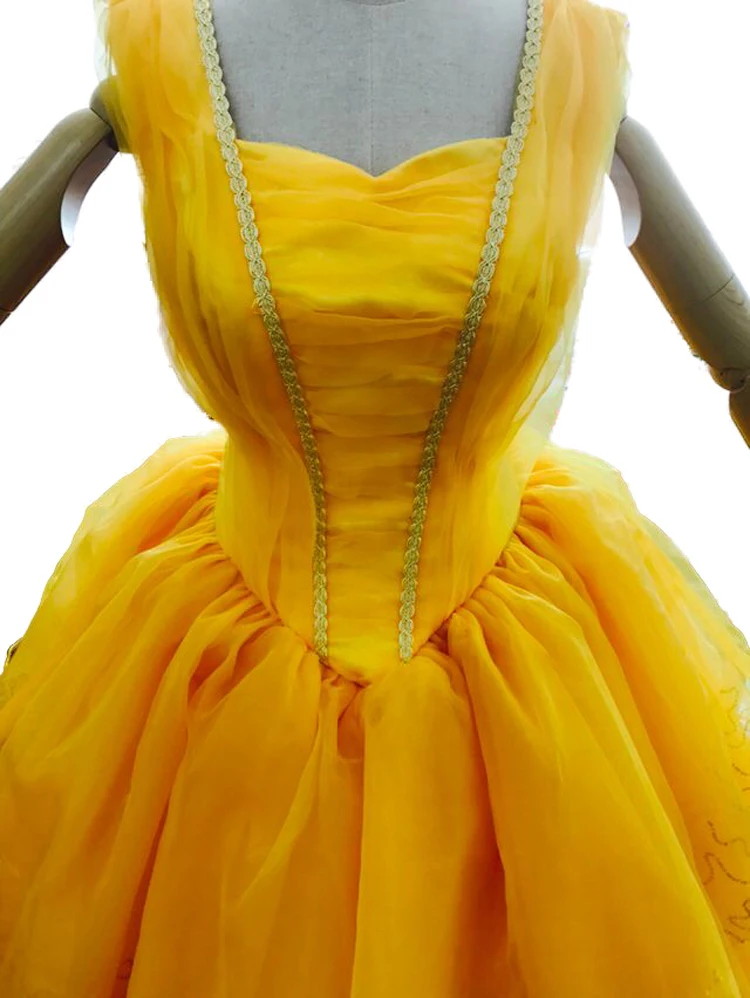 Костюм принцессы Белль из фильма Красавица и Чудовище костюм для косплея наряд