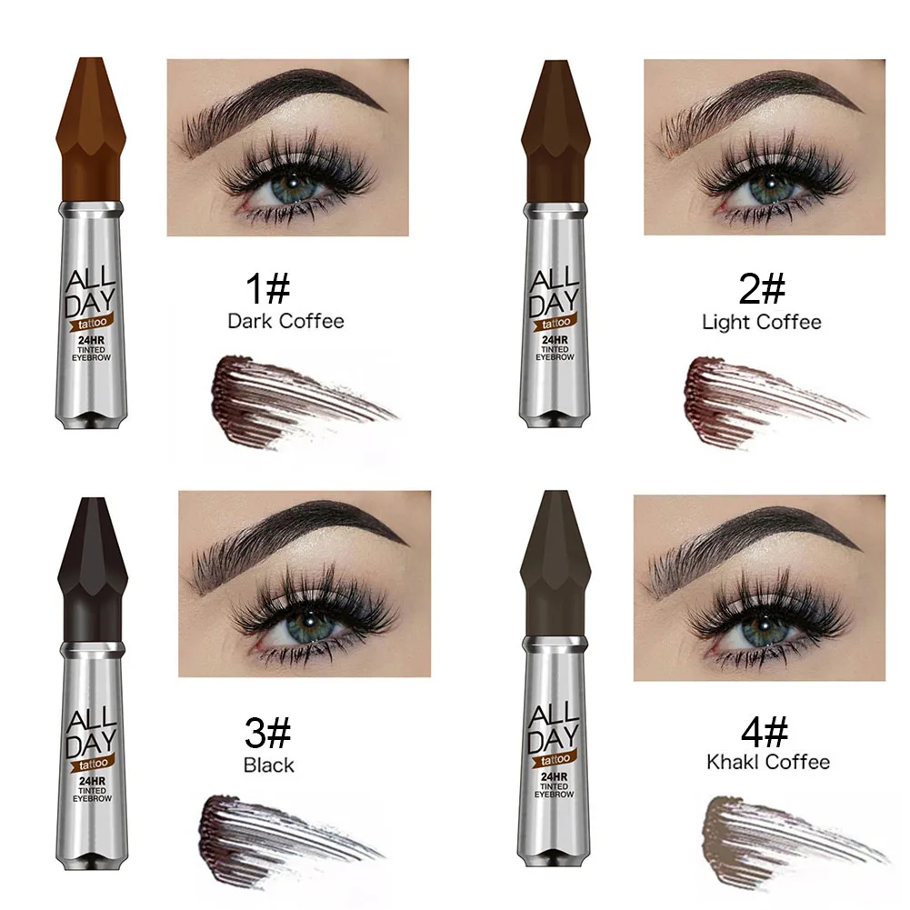 Хит! Женская крем краска для бровей водостойкая не выцветает длительное