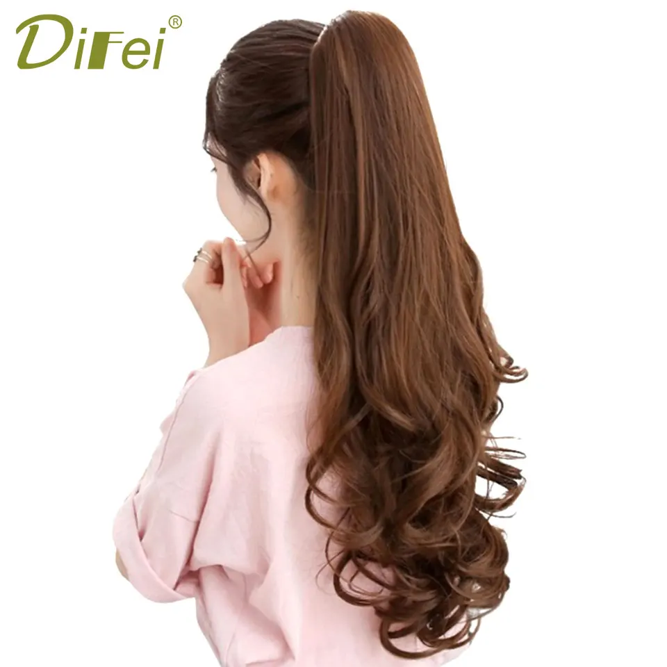 Женские длинные волнистые волосы DIFEI синтетические высокотемпературные волокна