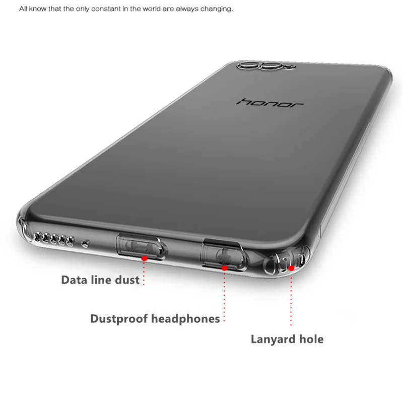 Прочные прозрачные чехлы для huawei P8 P9 lite 2017 P10 P20 pro Nova 3e 2i/Honor 9 8 6A 6x 7x V10 psmrt мягкий