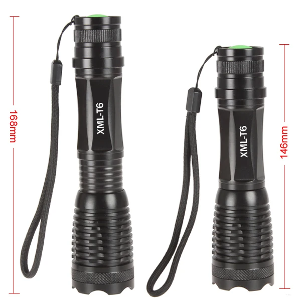 LED Flashlight 3800 lumens 5 Mode cree xml t6 led Torch Zoomable 18650 light lampe torche Powerful Tactical | Лампы и освещение