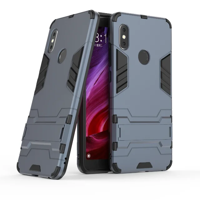 Чехол Xiaomi Redmi Note 7 чехол Xiaomi Redmi Note 8 pro чехол на Xiaomi Redmi 8 жесткий ТПУ силиконовый ударопрочный бампер чехол Xiaomi Mi 9T pro сильный доспехи телефон чехол для Xiaomi Mi A3 Lite - Цвет: Robot armor navy