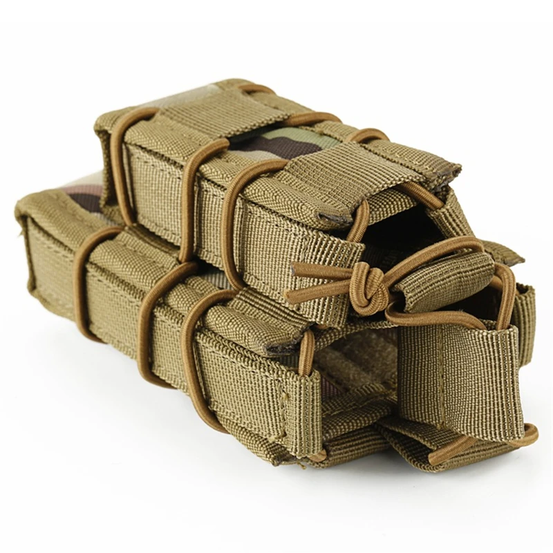 5 &quotстрайкбольный журнал MOLLE Pouche Тактический Двойной винтовочный пистолет Mag с
