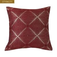cityincity jacquard cushion cover pillow case russia pillow cover home decorative for sofa bed car seat 45x45 50x50 ready made