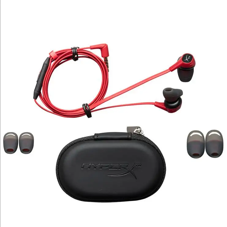 Оригинальные наушники kingston HyperX Cloud, игровая гарнитура с микрофоном, проводная гарнитура с эффектом погружения, аудио наушники-вкладыши для игр
