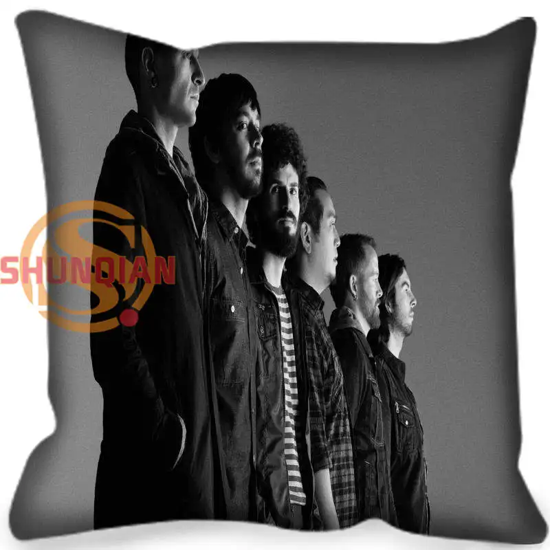 Заказная наволочка Linkin Park квадратная на молнии для спальни наволочки для дома 1 шт. на заказ 40x40 см - Цвет: 7