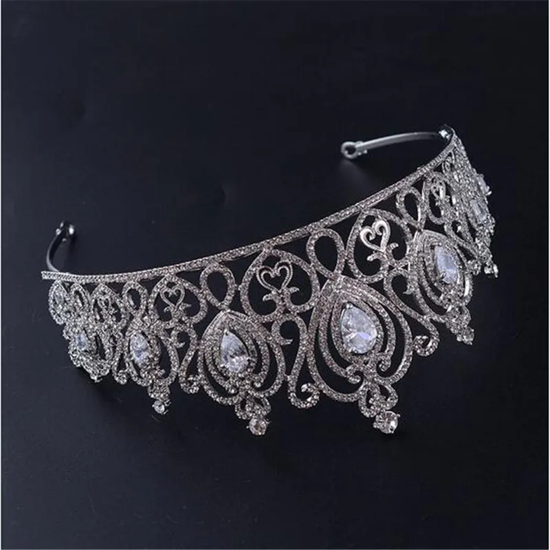 CC crowns tiaras hariband украшения для волос роскошные свадебные аксессуары ювелирные изделия помолвки и вечеринки