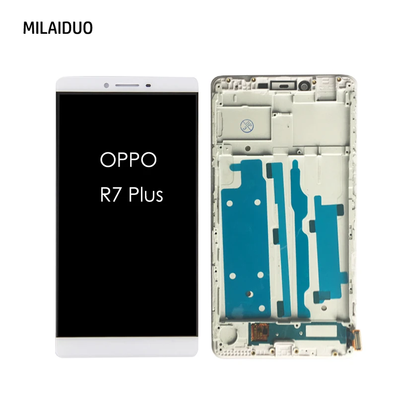ЖК дисплей для OPPO R7 Plus сенсорный экран дигитайзер нет/с рамкой замена 6 0 дюйма