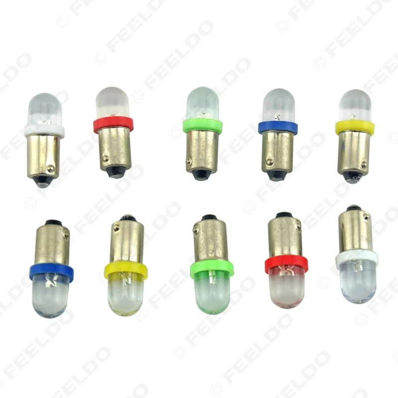 FEELDO 2 шт. DC12V Автомобильная Auot Ba9s 1895 57 T4W 182 выпуклая 1 Светодиодная светильник ная
