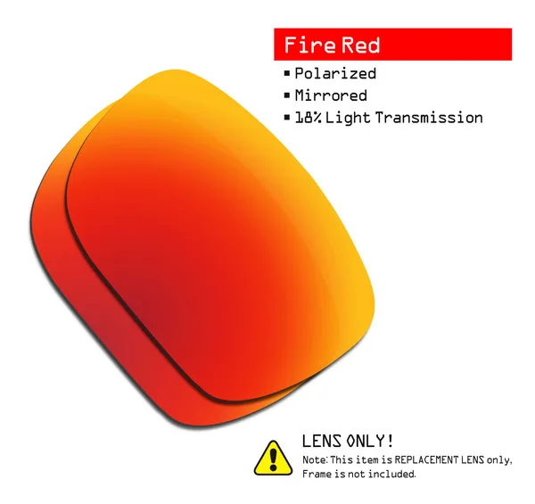 Fire Red-ShieldCoat Дропшиппинг, SmartVLT, Поляризованные линзы для солнцезащитных очков оакли Холбрук XL, несколько пар в упаковке - Цвет линз: Fire Red-ShieldCoat