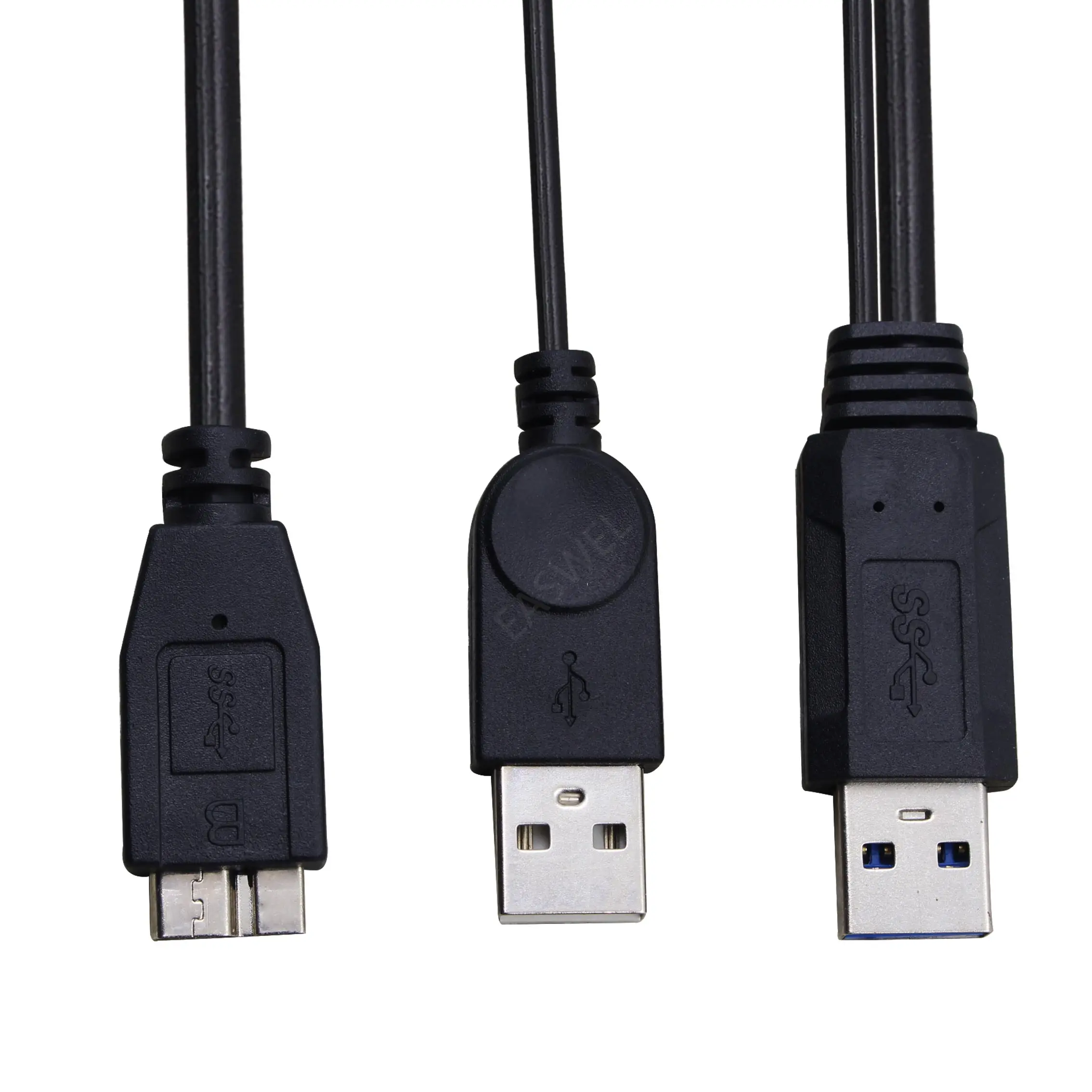 Dual USB 3.0 M to Y Cable for LaCie Rugged Triple 500GB 301982 301983 1TB 301984 Maxtor External Hard Drive Disk | Электроника