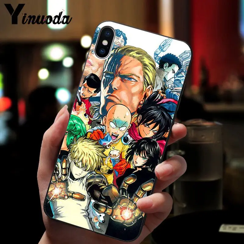 11pro MAX Bleach One Punch Man DIY Окрашенные аксессуары для телефонов чехол iPhone 8 7 6 6S Plus X XS 5 5S SE