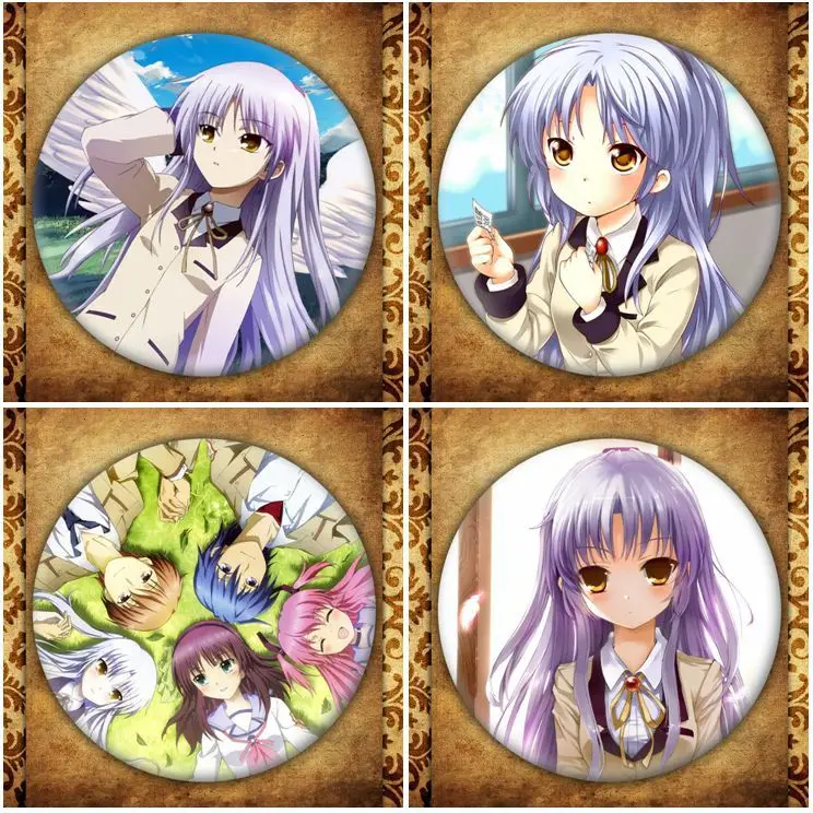 Японское аниме Angel Beats бейдж с дисплеем модная мультяшная фигурка Angelbeats Отонаси