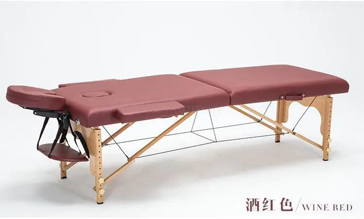 Folding Portable Spa Massage Table High Density Sponge+PVC Bed with Carrying Bag/Headrest /Armrest Height Adjustable | Мебель