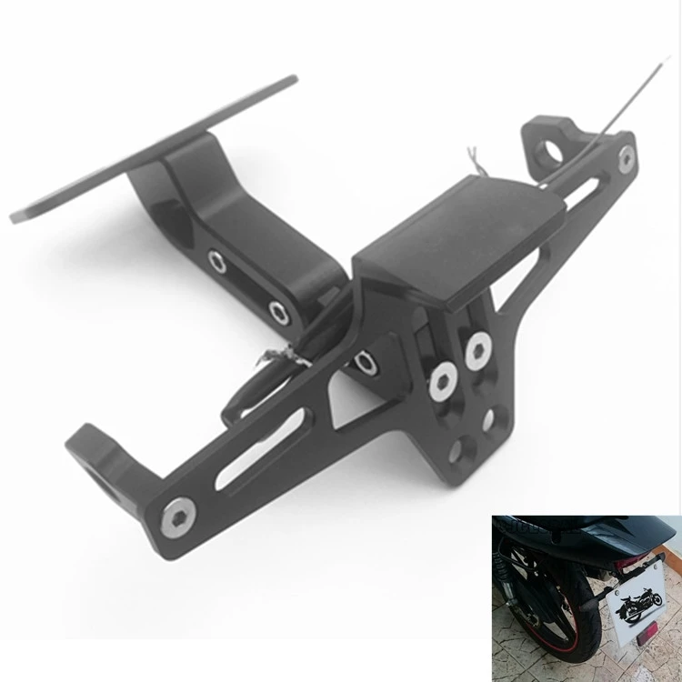 Высококачественный Алюминиевый держатель для номерного знака мотоцикла с