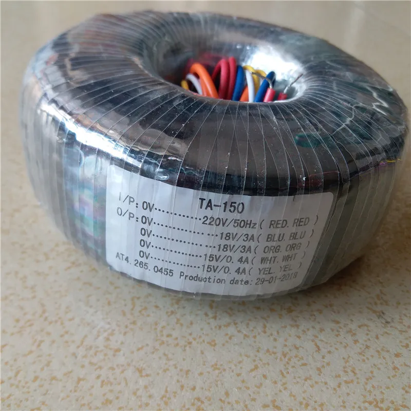 Двойной 12 V/15 V/18 V/24 V тороидальный трансформатор медь пользовательские трансформатор 115-230VAC/220VAC 120VA трансформатор для Предварительный усилитель доска