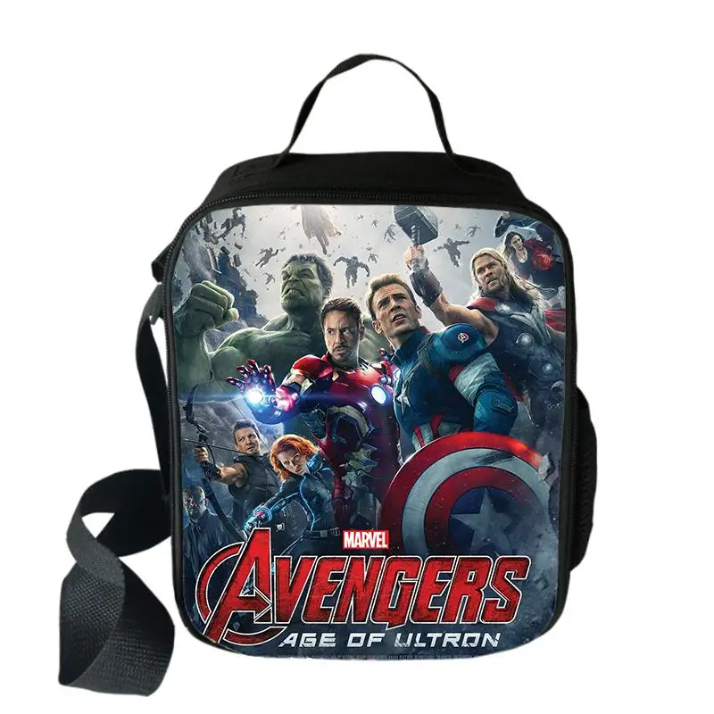 Мстители Бесконечность война танос кулер Ланч сумка мультфильм девушки