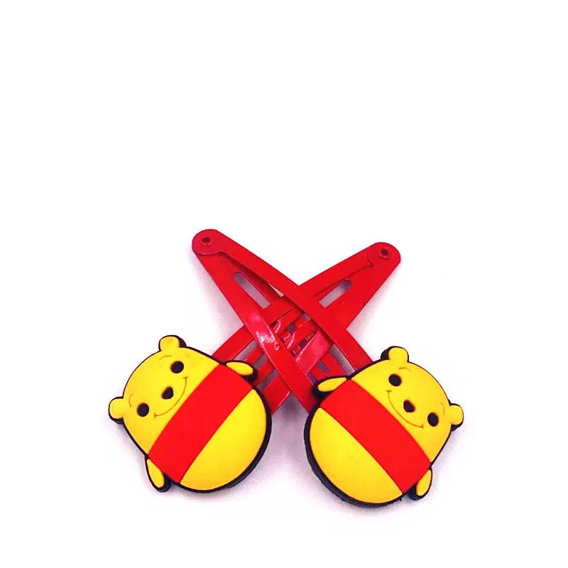 1 пара кавайный мультяшный Микки Минни медведь тигр заколка для волос Детские