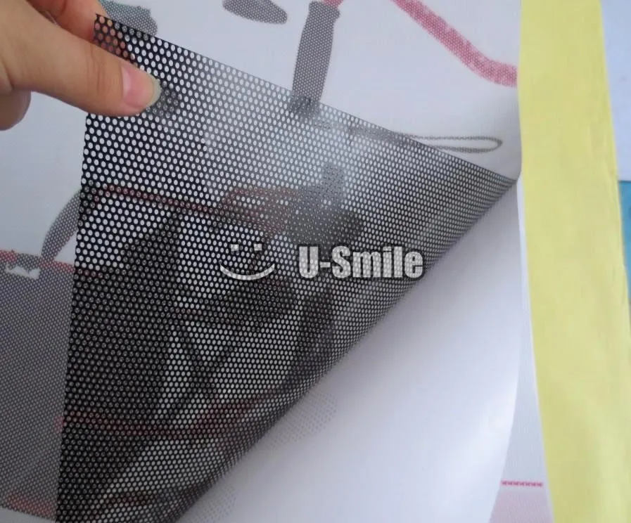 Для печати двойная черная односторонняя винила пленка одностороннее видение