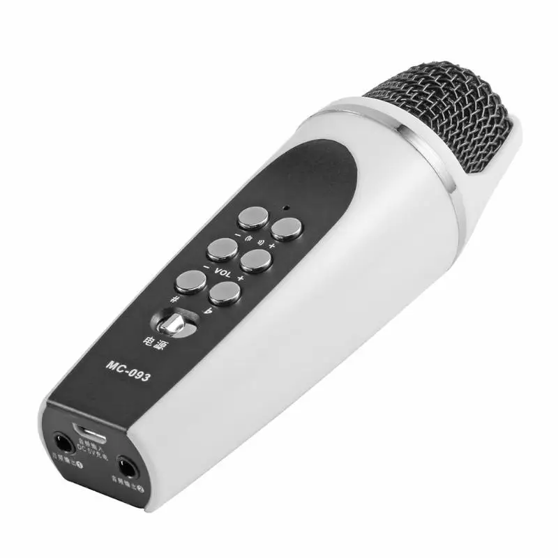Микрофон для смены голоса, 4 режима, для смартфона, мобильного телефона, с наушниками, голосовое переключение, микрофон для автомобиля, Портативное аудио
