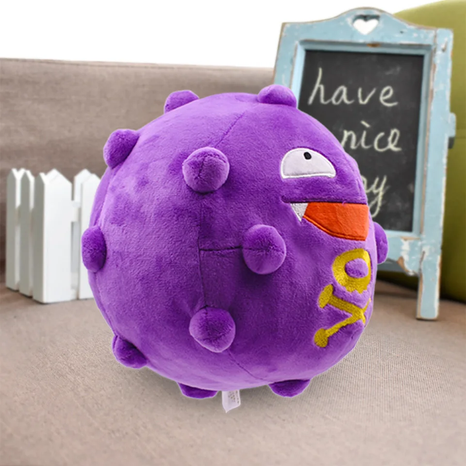18 см 7 ''Koffing плюшевые игрушки милые мягкие аниме яд газ мультфильм куклы японская игра мягкие куклы рождественские подарки на день рождения