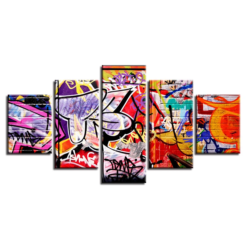 Акварель каракули холст Живопись Печать гостиной домашний декор современная