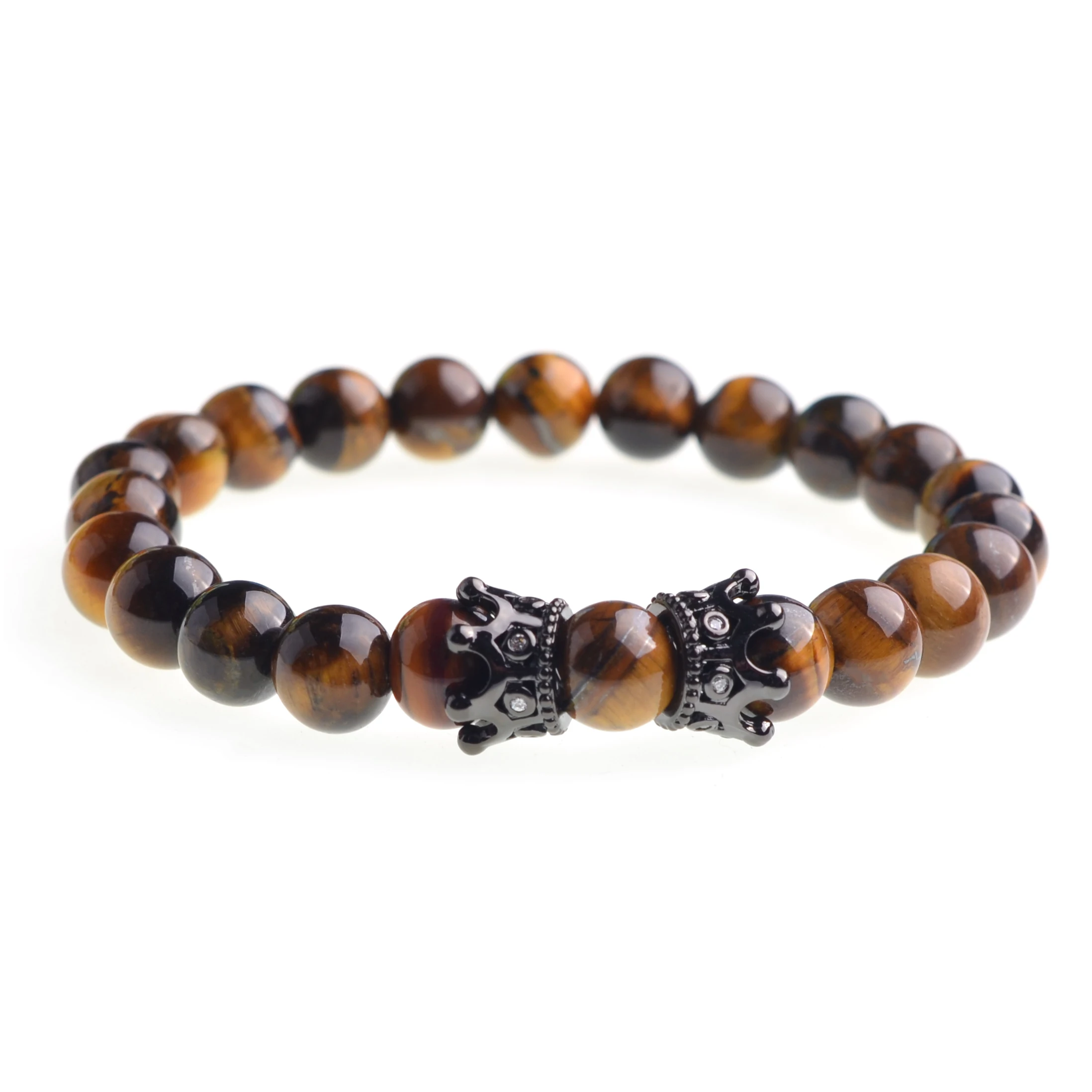 8 мм бусины Howlite двойной женский браслет мужской модный подарок для красивых