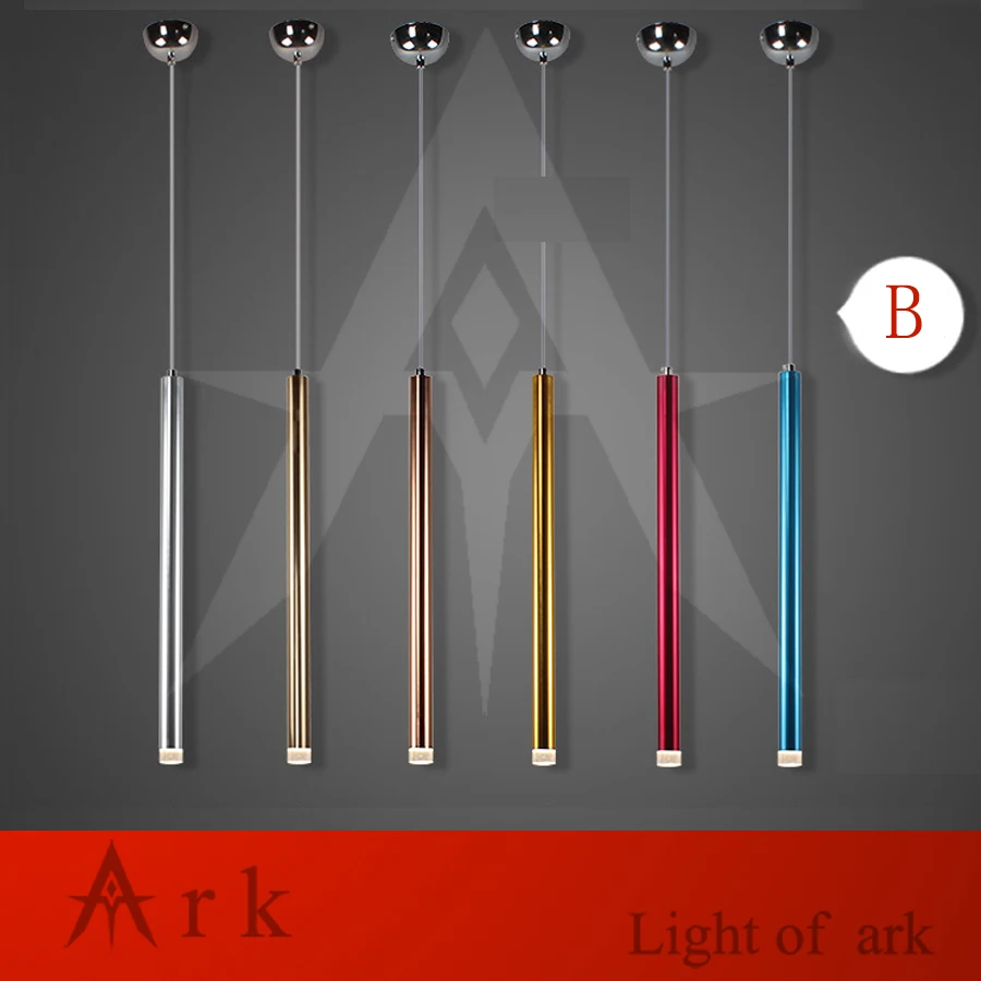 Диаметр 3 см Алюминиевая СВЕТОДИОДНАЯ Подвесная лампа теплого цвета Вт