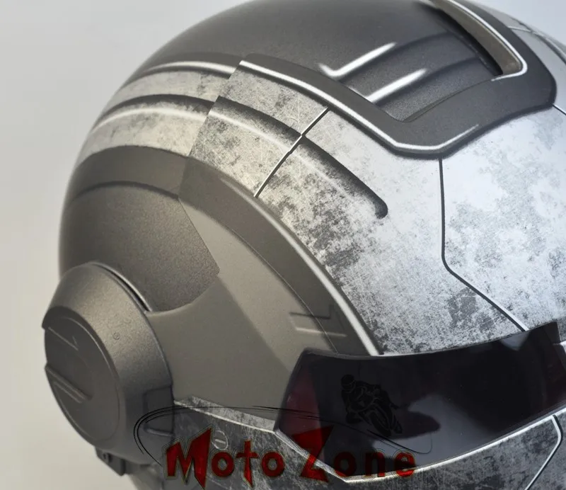 Masei 610 Звездный машинный точечный шлем Ironman железный человек атомный человек мотоциклетный шлем с открытым лицом Ironman Звездные войны Серый Воин матовый L