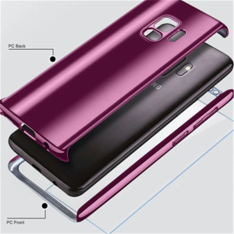 Для samsung Galaxy S7 8 910 плюс 360 зеркало металлизированный чехол для телефона край S10 Lite