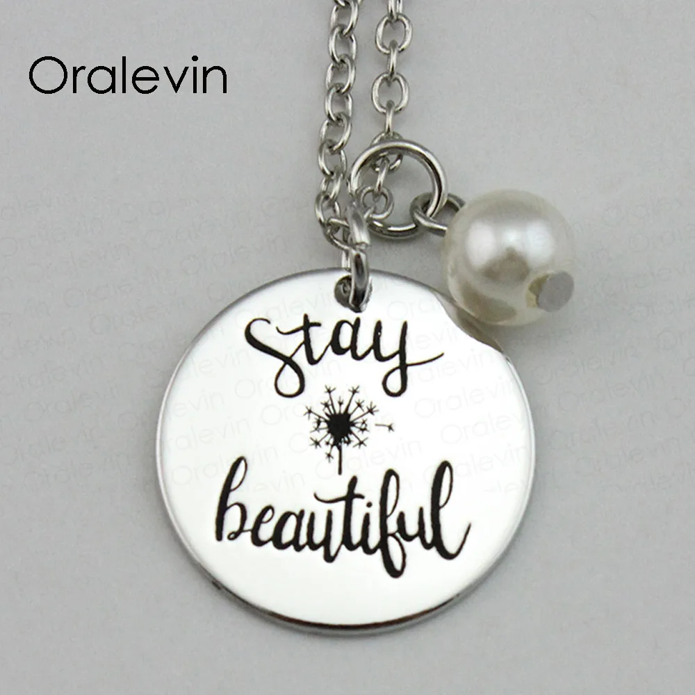 Модные красивые вдохновляющие аксессуары с гравировкой ручной работы ожерелье