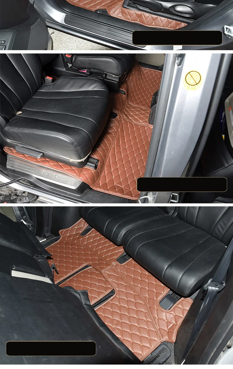 Lsrtw2017 волокна кожаные автомобильные коврики для mazda5 mazda Premacy Nissan Lafesta Highway Star 2010- 2013