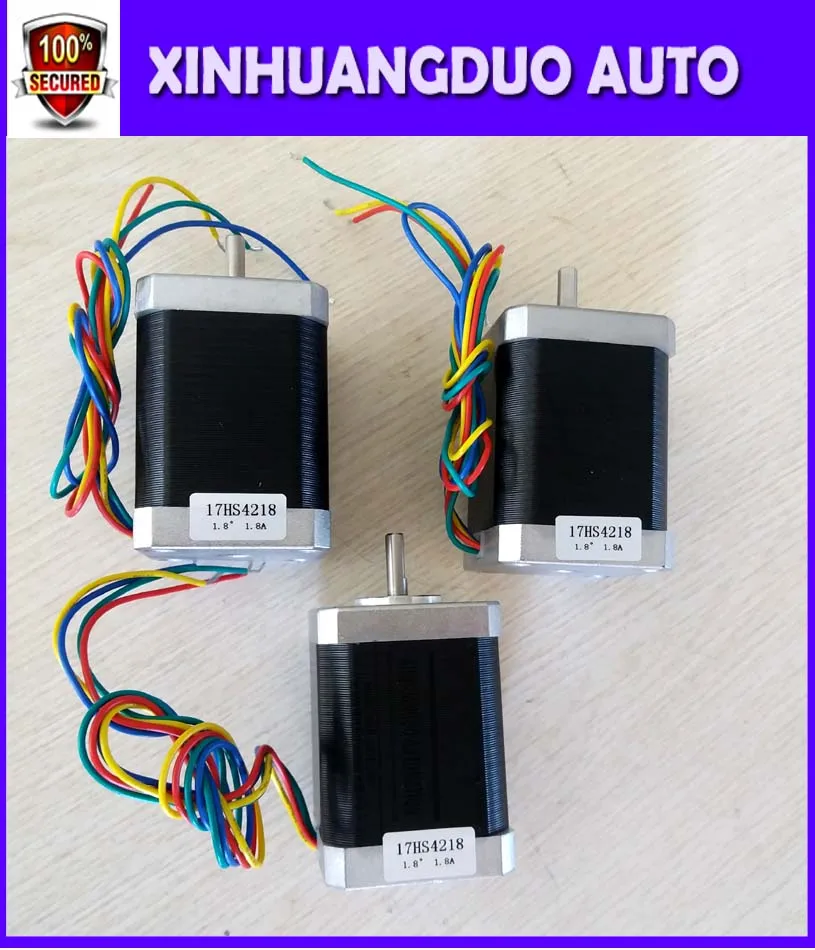 Nema 17 шаговый двигатель 17HS4218 4 свинцовый 42 60 мм/95 Oz in/1.8A CE ROSH ISO CNC лазер для