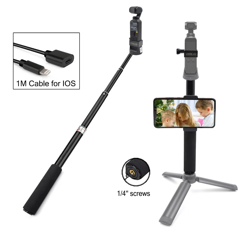 Dji osmo карманные аксессуары карданный штатив для камеры смартфона/телефона селфи