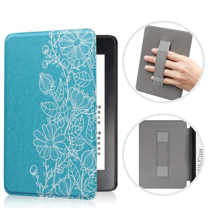 Mandala Умный чехол GAUGGER для запястья 6 дюймов Amazon New Kindle Paperwhite 4(10th Gen, Release) ручной магнитный чехол - Цвет: Mandala