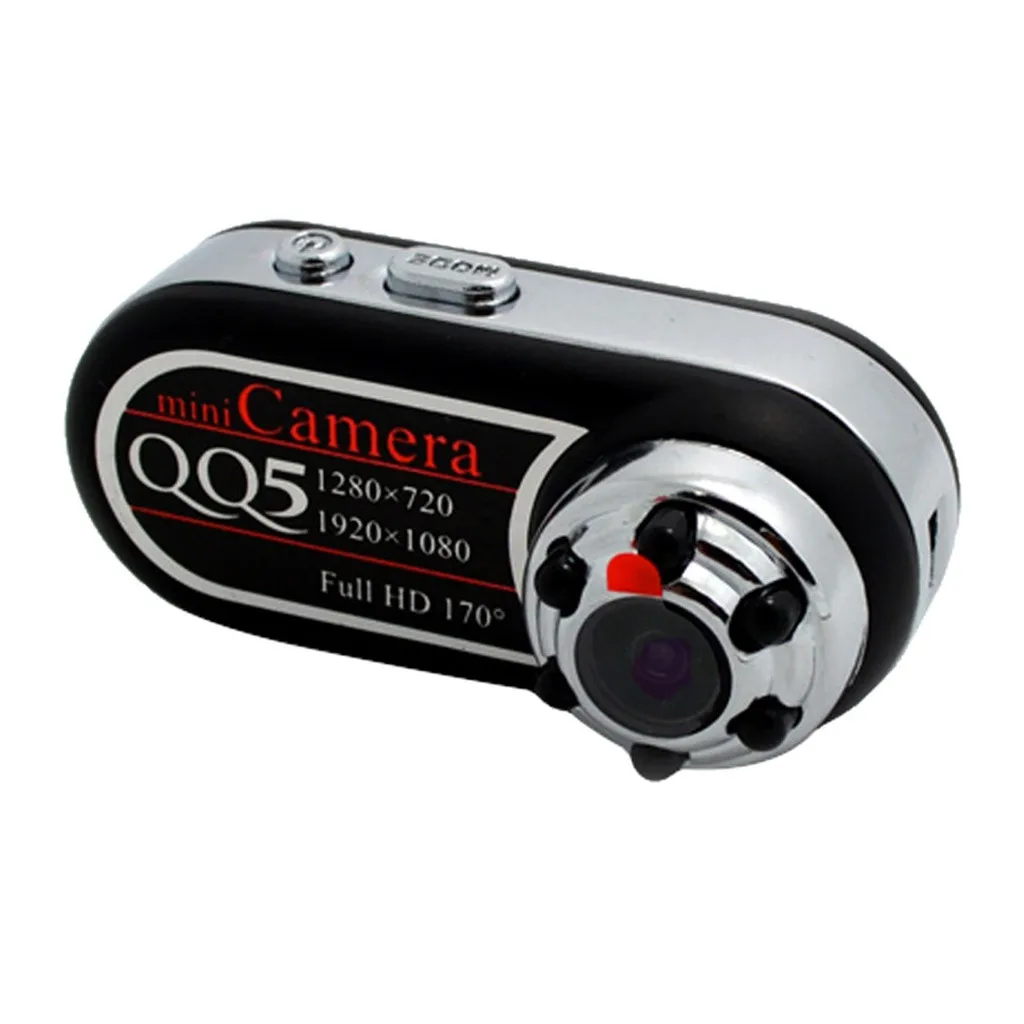 QQ5 Металл Мини 170 градусов полный широкий угол DV DVR камера IR Night Full HD 1080P Веб