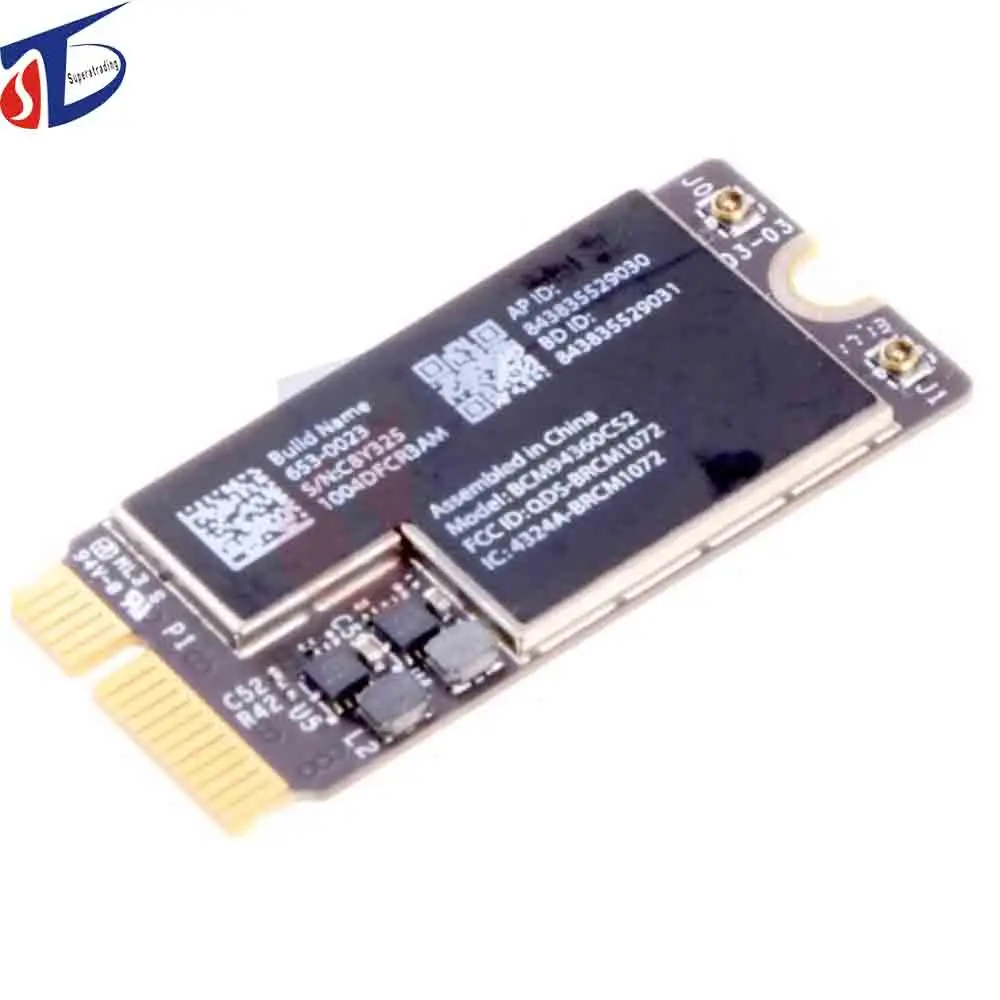 BCM94360CS2 Беспроводная-AC WIFI Bluetooth BT 4 0 аэропорт 802.11ac карта для Macbook Air 11 &quotA1465 13&quot A1466