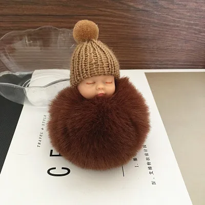 style19 Мультфильм Pom Спящая Детская плюшевая кукла игрушки Кролик Мех мяч игрушки пушистый мешок для девочек Подвеска Украшения игрушки для девочек подарок - Цвет: style19