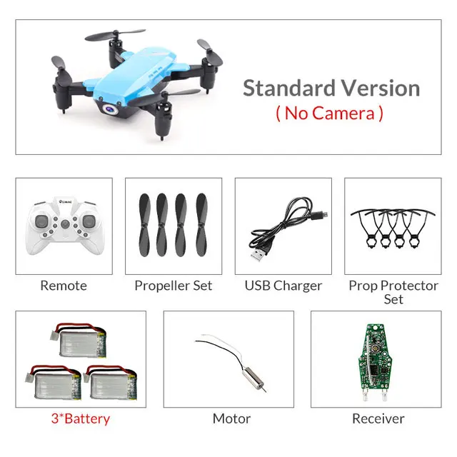 Blue(no camera) 3B Мини Дроны с камерой HD RC вертолет с WiFi Безголовый режим RC Квадрокоптер с камерой Режим высокой фиксации игрушки для детей# E - Цвет: Blue(no camera) 3B