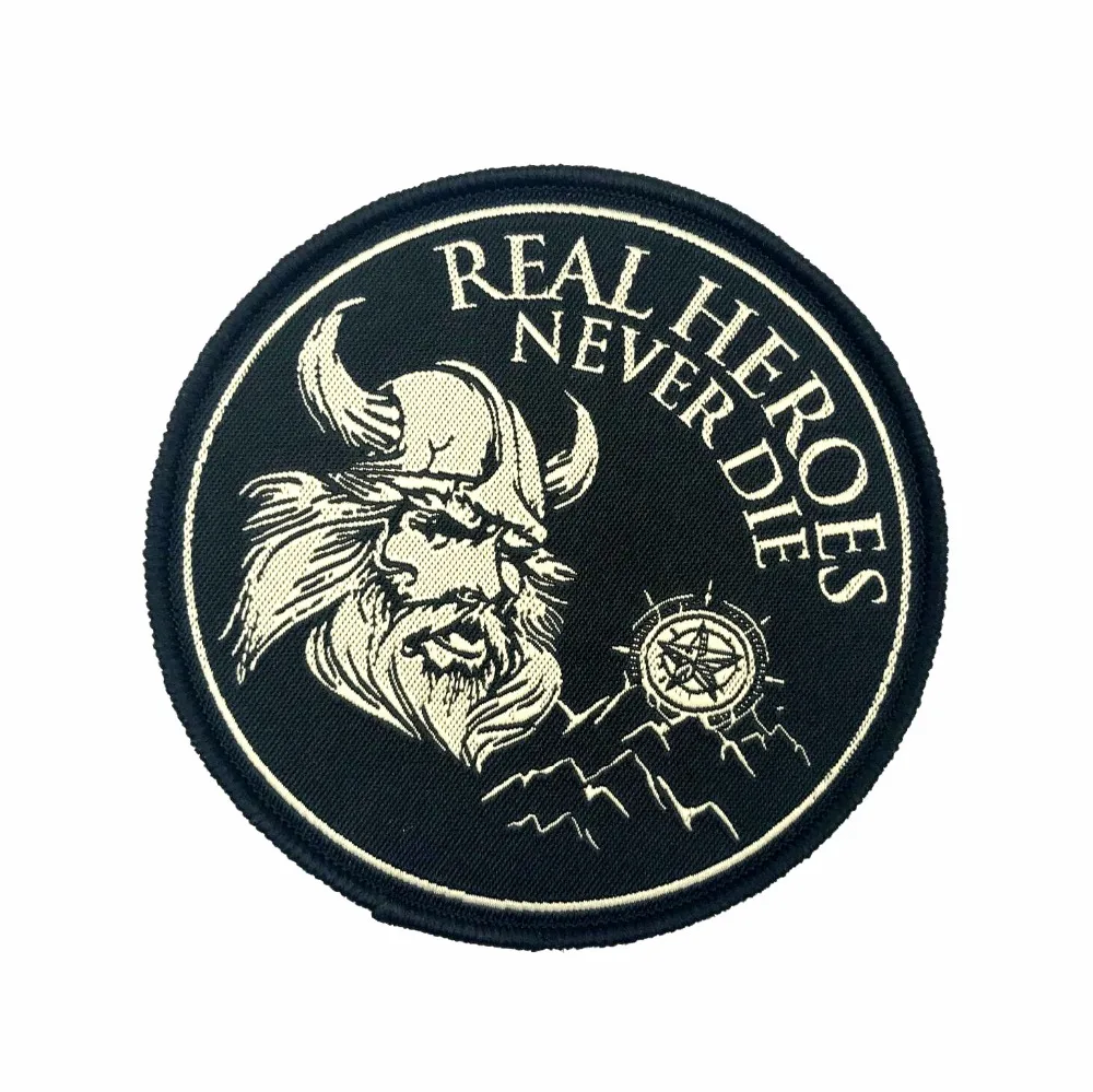 Реальные герои никогда не умирают ткань крючок телефон боевой знак|army badges|patch